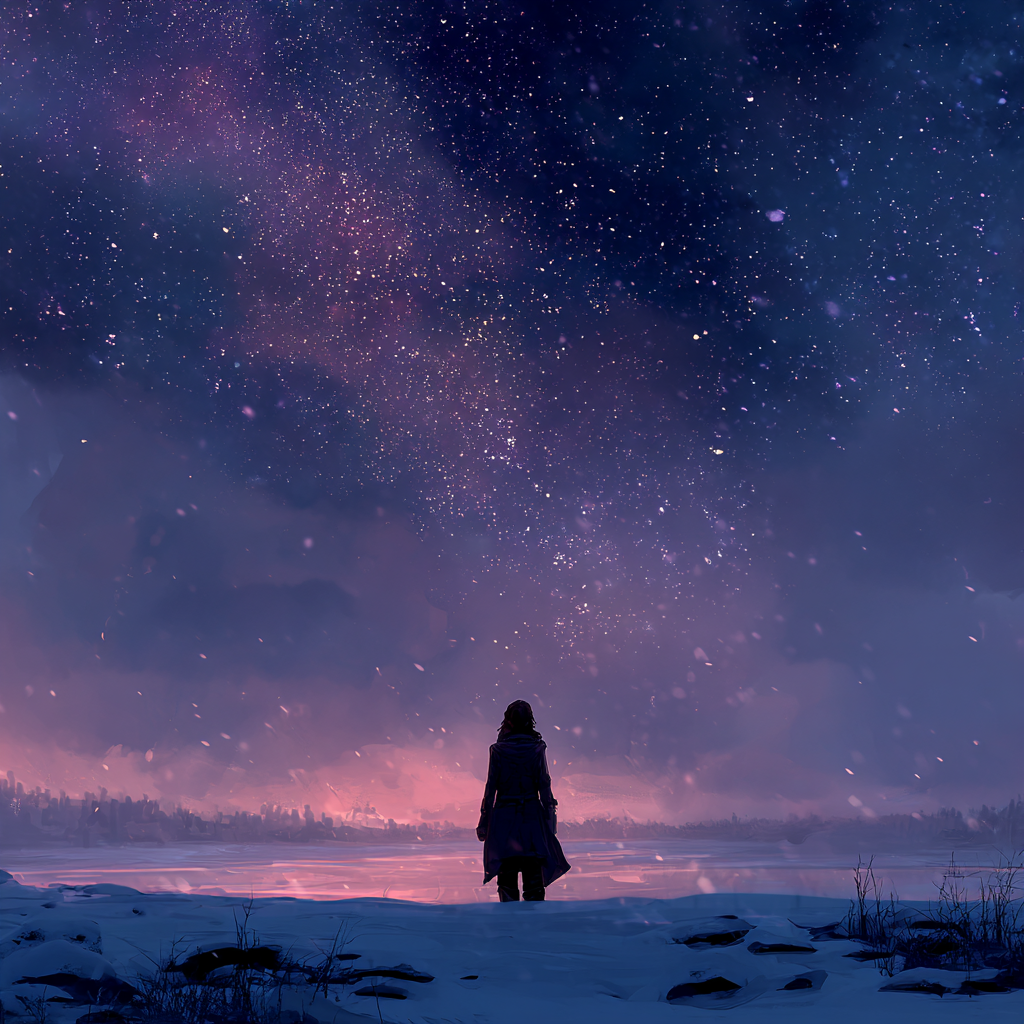 凍てついた夜の向こうに